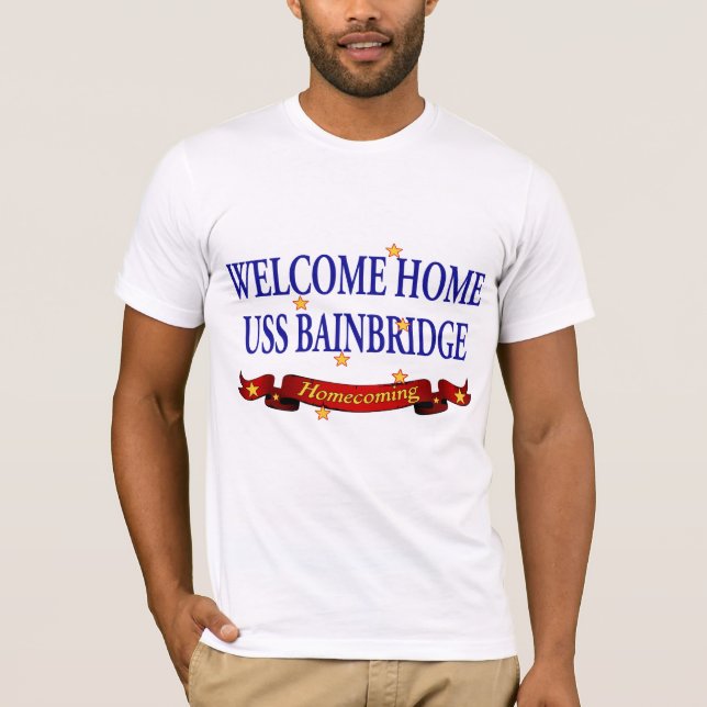Camiseta USS casero agradable Bainbridge (Anverso)