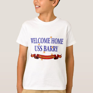 Camiseta USS casero agradable Barry