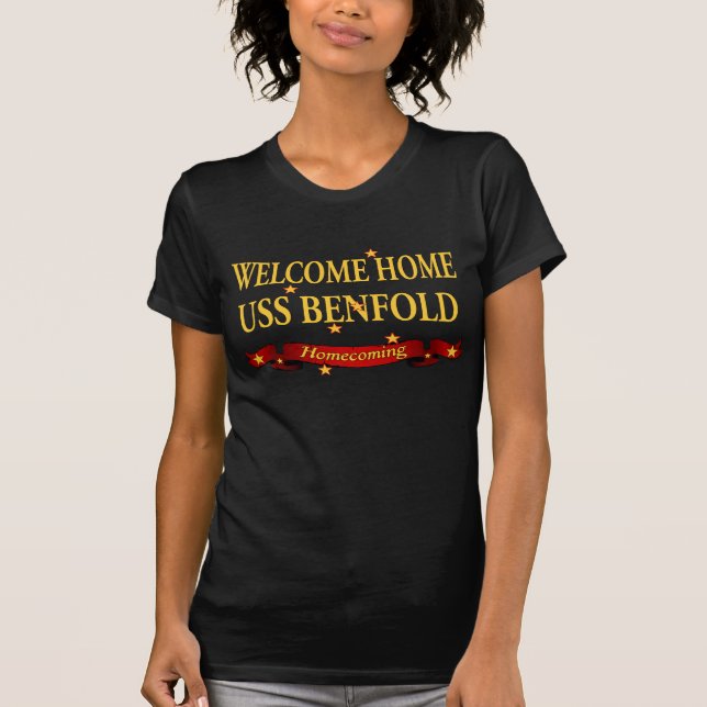 Camiseta USS casero agradable Benfold (Anverso)