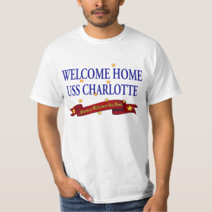 Camiseta USS casero agradable Charlotte