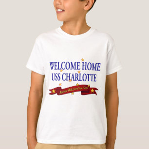 Camiseta USS casero agradable Charlotte