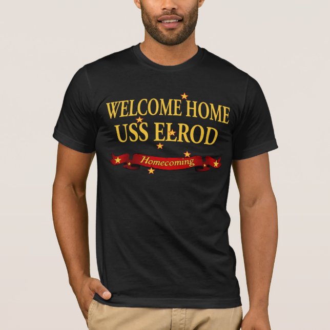 Camiseta USS casero agradable Elrod (Anverso)