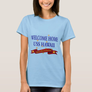 Camiseta USS casero agradable Hawaii