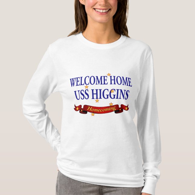 Camiseta USS casero agradable Higgins (Anverso)