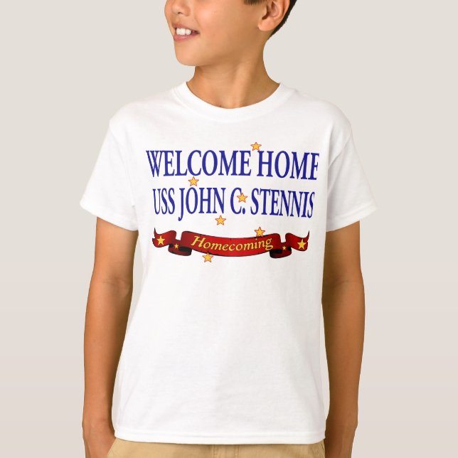 Camiseta USS casero agradable Juan C. Stennis (Anverso)