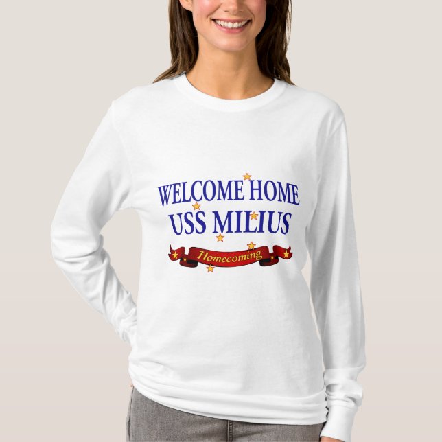 Camiseta USS casero agradable Milius (Anverso)