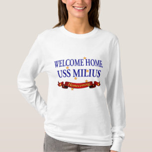 Camiseta USS casero agradable Milius