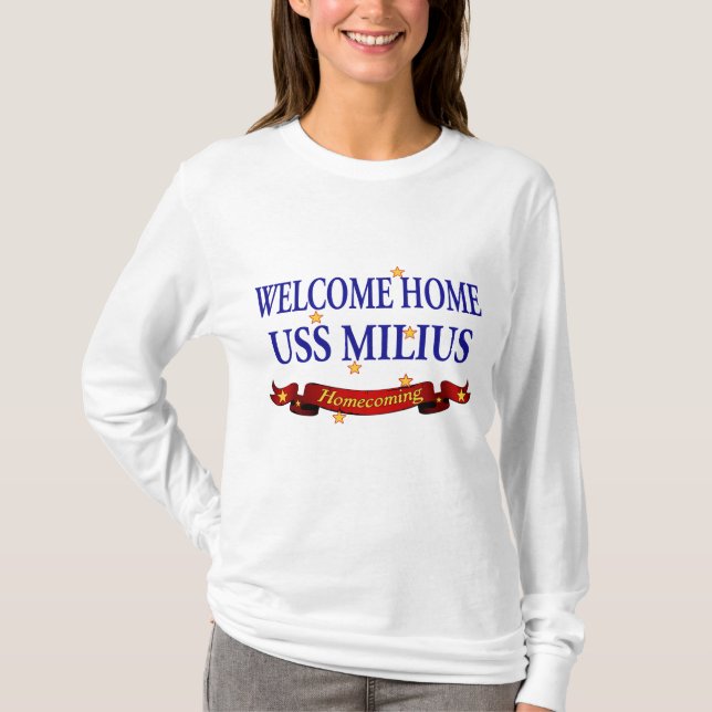 Camiseta USS casero agradable Milius (Anverso)
