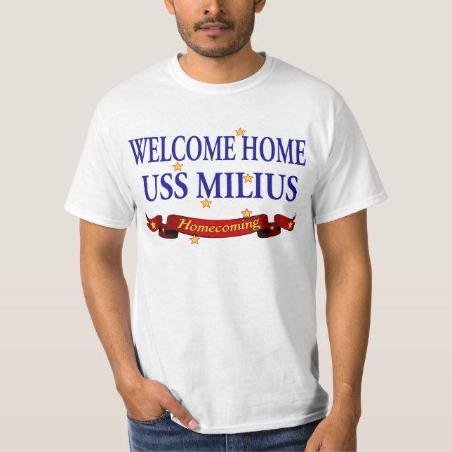Camiseta USS casero agradable Milius (Anverso)