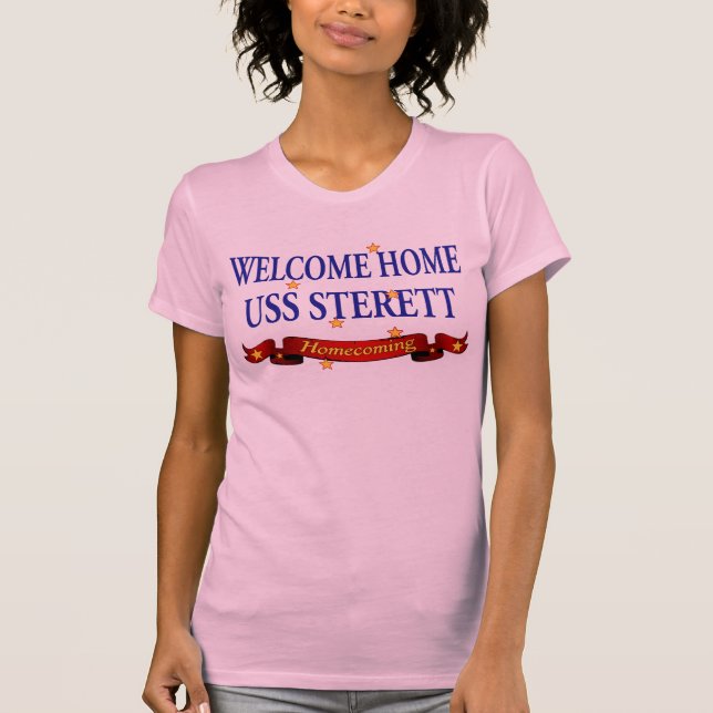 Camiseta USS casero agradable Sterett (Anverso)