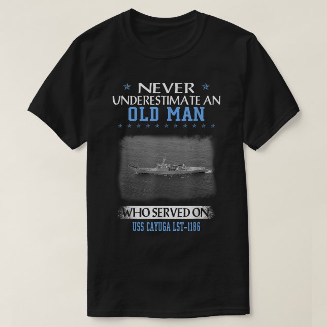 Camiseta USS Cayuga LST1186 Día del Padre para los Veterano