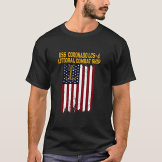 Camiseta USS Coronado LCS 4 Veteranos de Combate Litoral D