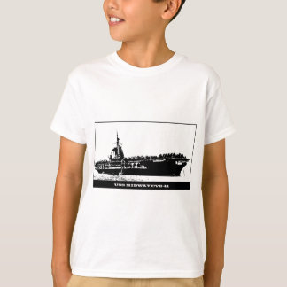 Camiseta USS CVB-41 INTERMEDIARIO, barco de la Armada