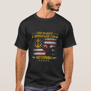 Camiseta USS Dwight D Eisenhower CVN Veter portaaviones