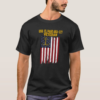 Camiseta USS El Paso AKA-117 LKA-117 Barco de carga anfibio