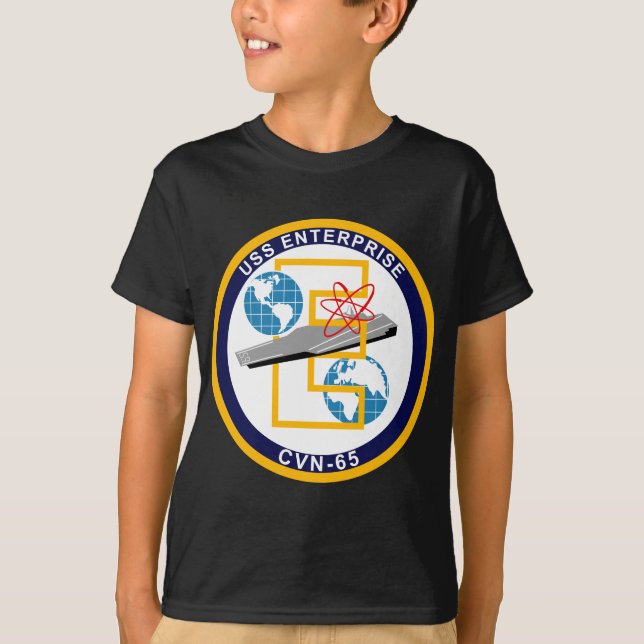 Camiseta USS Enterprise - CVN 65 - "la E grande " (Anverso)