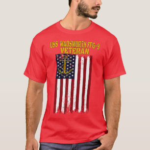 Camiseta USS FFG9 Frigate Veterans Day Padre's Day Premium