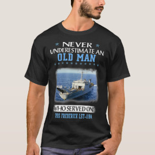 Camiseta USS Frederick LST1184 Día del Padre