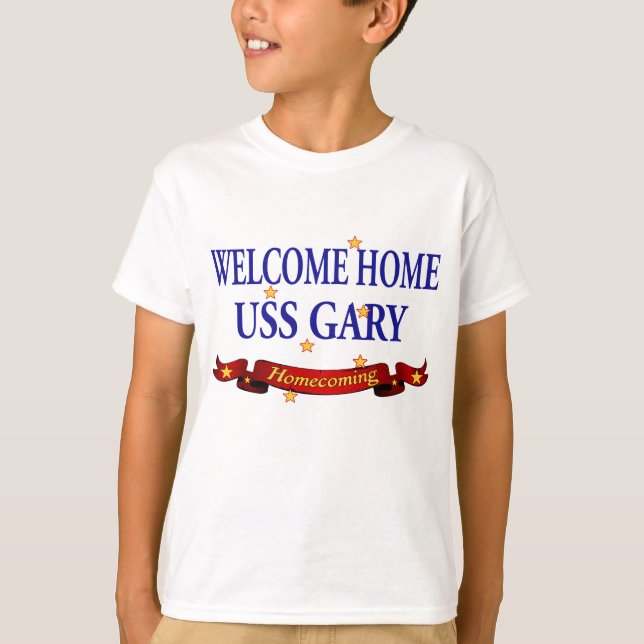 Camiseta USS Gary casero agradable (Anverso)