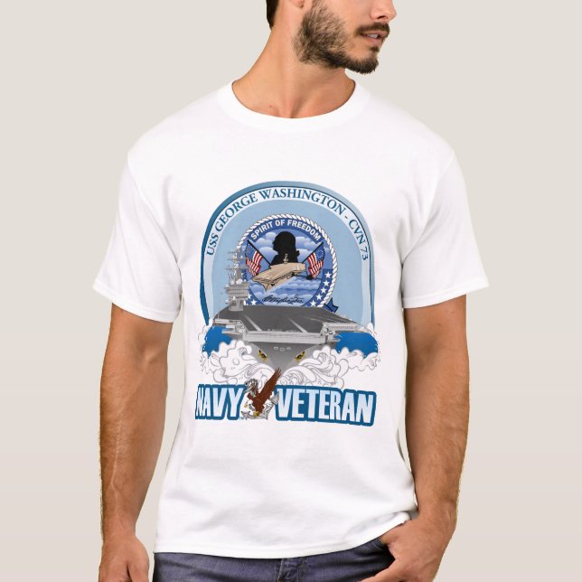 Camiseta USS George Washington CVN-73 (Anverso)