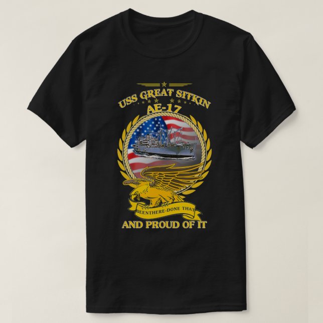 Camiseta USS Great Sitkin (AE17) (Diseño del anverso)