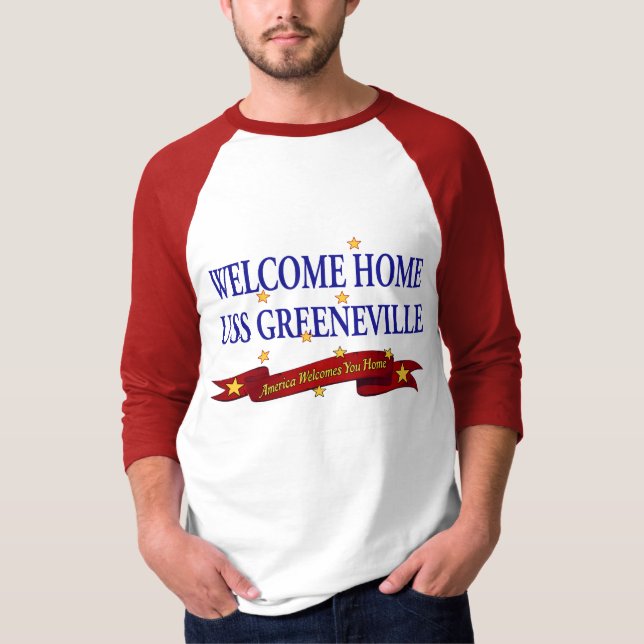 Camiseta USS Greeneville casero agradable (Anverso)