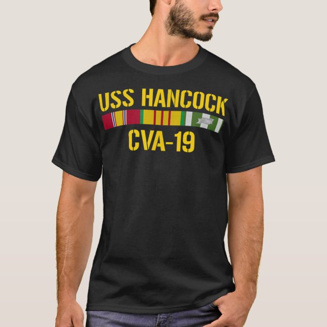 Camiseta USS Hancock CVA19 Veterano de Vietnam (Anverso)