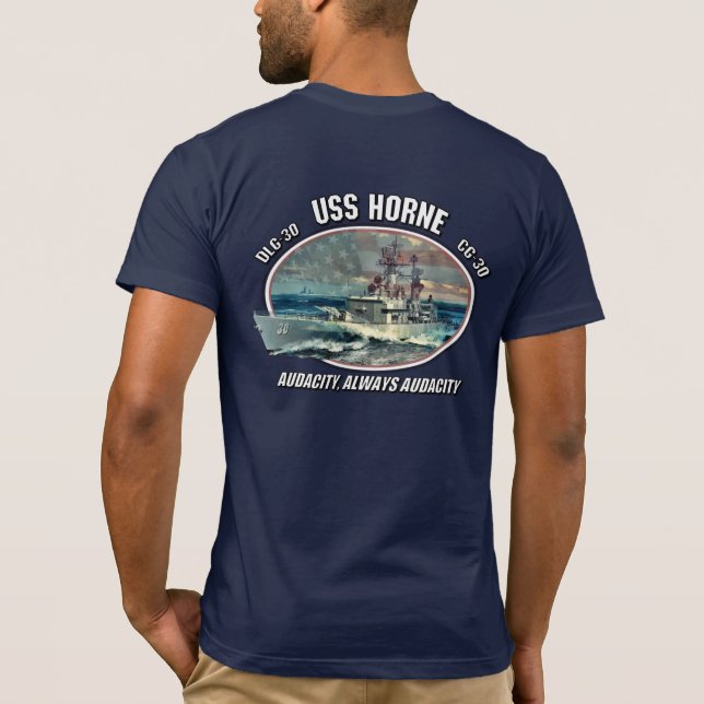 Camiseta USS Horne - Audacity T-Shirt (Reverso)