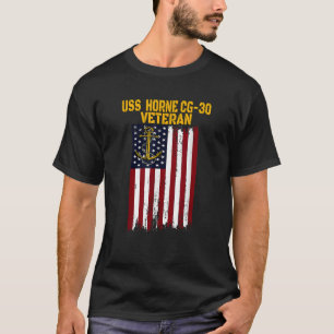 Camiseta USS Horne CG 30 Veteranos cruceros Día del Padre
