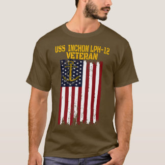 Camiseta USS Inchon LPH12 Amphibious Ship Helicopter Carrie