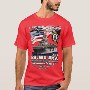 Camiseta USS Iwo Jima LHD7 buque de asalto anfibio