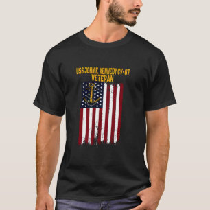 Camiseta USS John F Kennedy CV 67 Veterano portaaviones