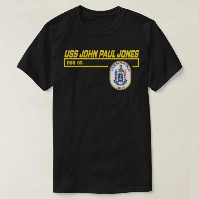 Camiseta USS John Paul Jones DDG53 (Diseño del anverso)
