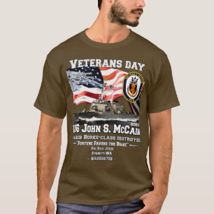 Camiseta USS John S McCain Veterans