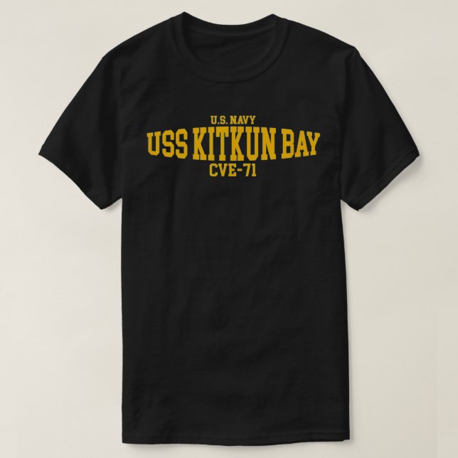 Camiseta USS Kitkun Bay CVE71 (Diseño del anverso)
