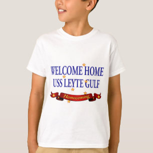 Camiseta USS Leyte Gulf casero agradable