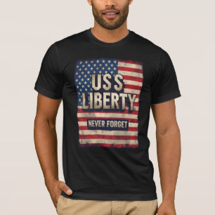Camiseta USS Liberty nunca olvidó al veterano patriótico