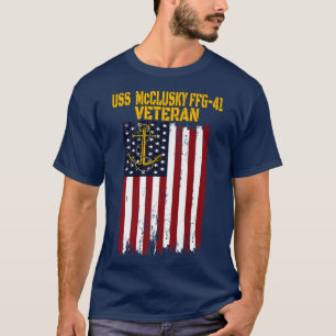 Camiseta USS McClusky FFG41 Frigate Veterans Day D del padr
