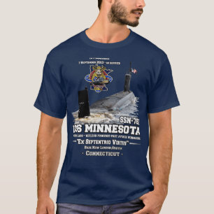 Camiseta USS Minnesota SSN783 Virginiaclass fast attack sub