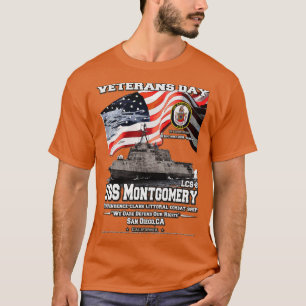 Camiseta USS Montgomery LCS8 buque de combate litoral