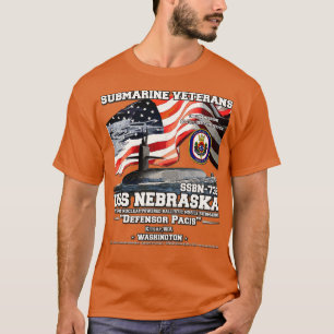 Camiseta USS Nebraska SSBN739 Submerine Veterans