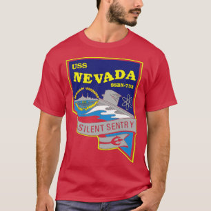 Camiseta USS Nevada SSBN 733 Marina de los Estados Unidos