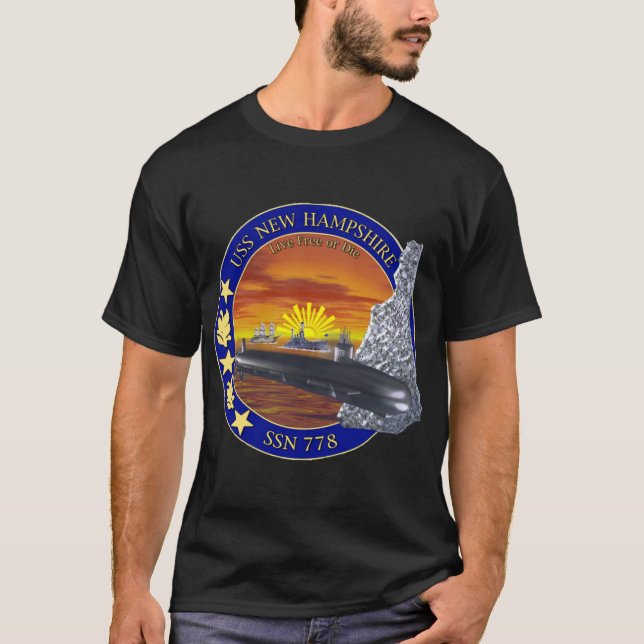 Camiseta USS New Hampshire (SSN-778) (Anverso)