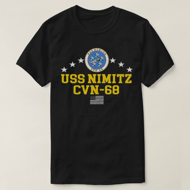 Camiseta USS Nimitz CVN68 (Diseño del anverso)