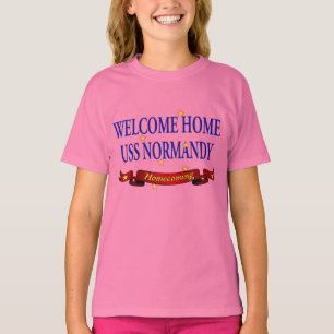 Camiseta USS Normandy casero agradable