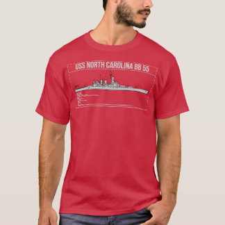 Camiseta USS North olina BB 55