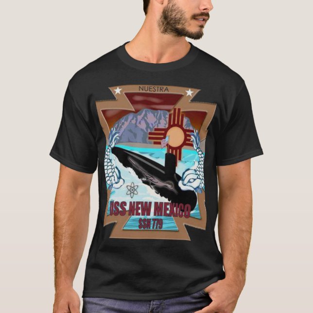 Camiseta USS Nuevo México (SSN-779) (Anverso)