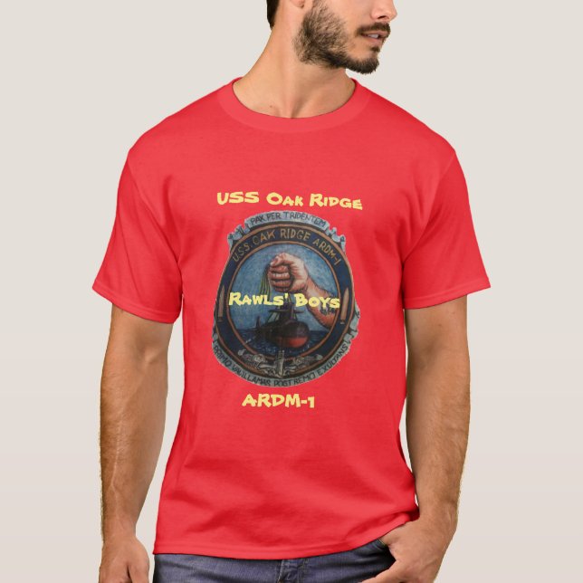Camiseta USS Oak Ridge, Rawls Boys (Anverso)