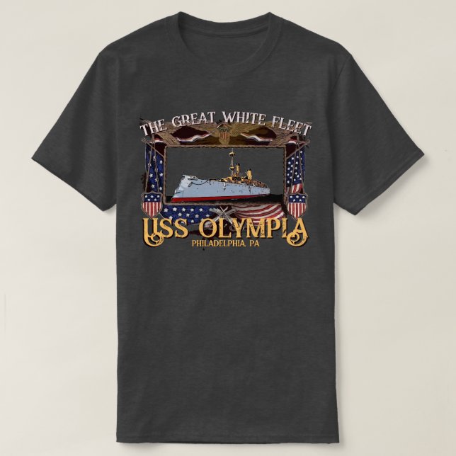 CAMISETA USS OLYMPIA (Diseño del anverso)