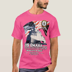 Camiseta USS Omaha LCS12 Combate litoral independiente